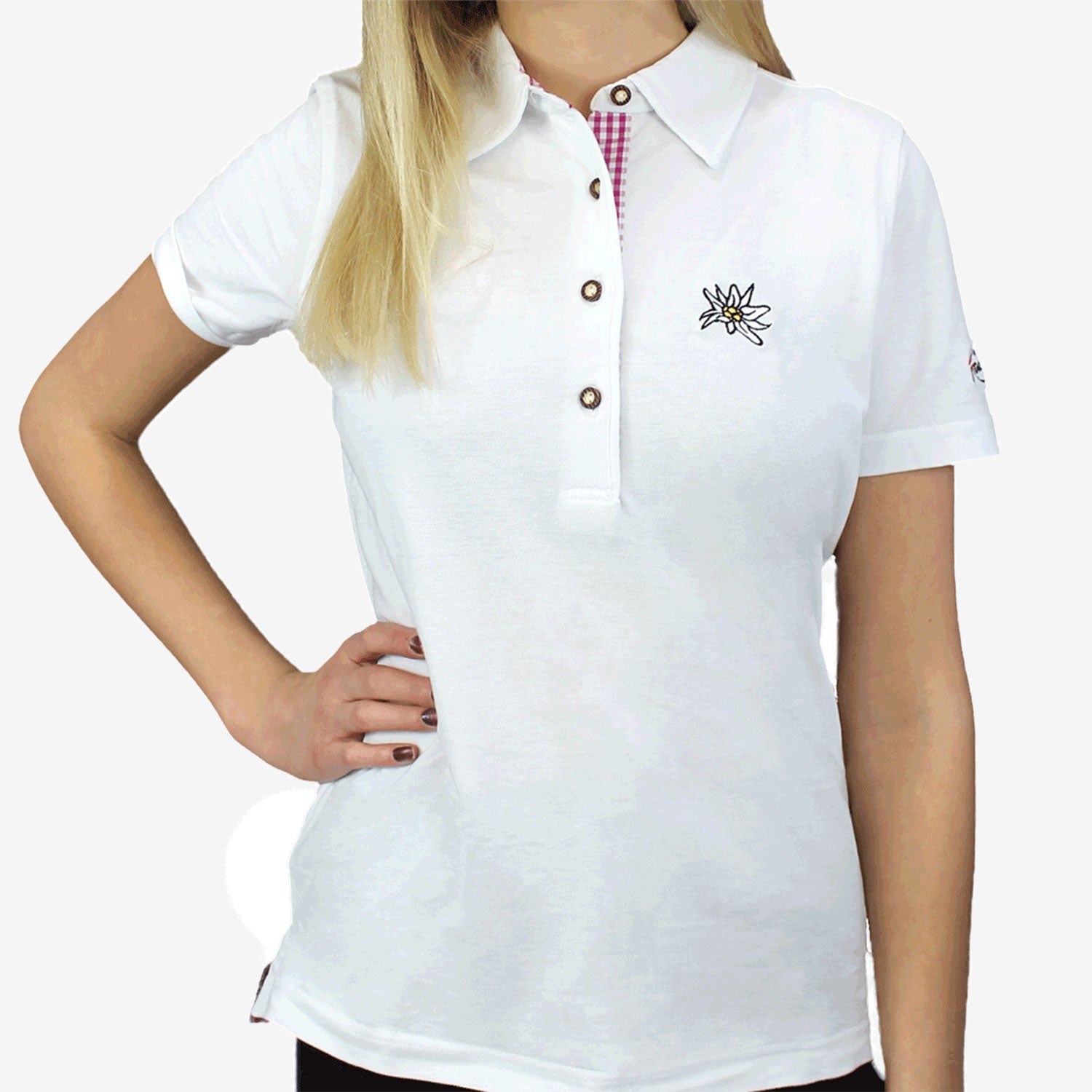 Edelweiss Trachtenpolo