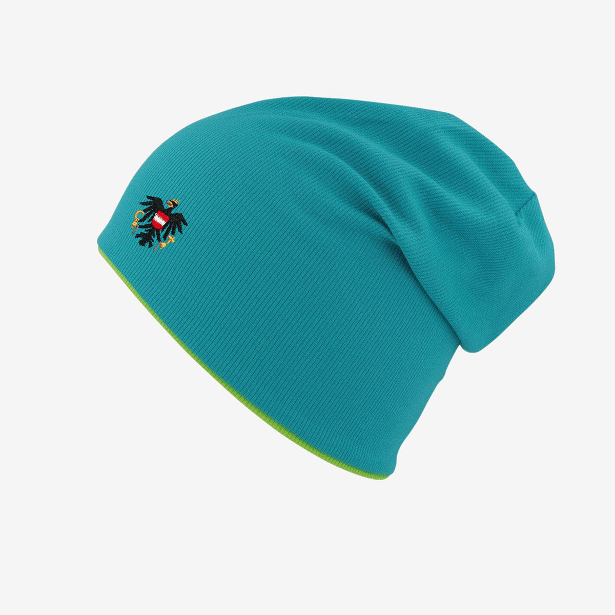 Österreich Adler Beanie #Farbe_Türkis