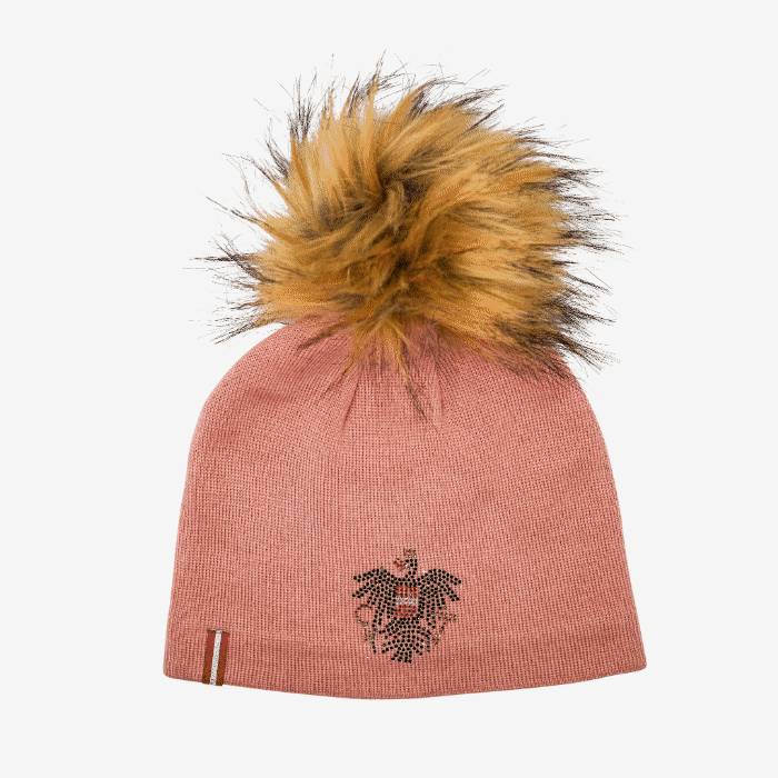 Rosarote Wintermütze Damen