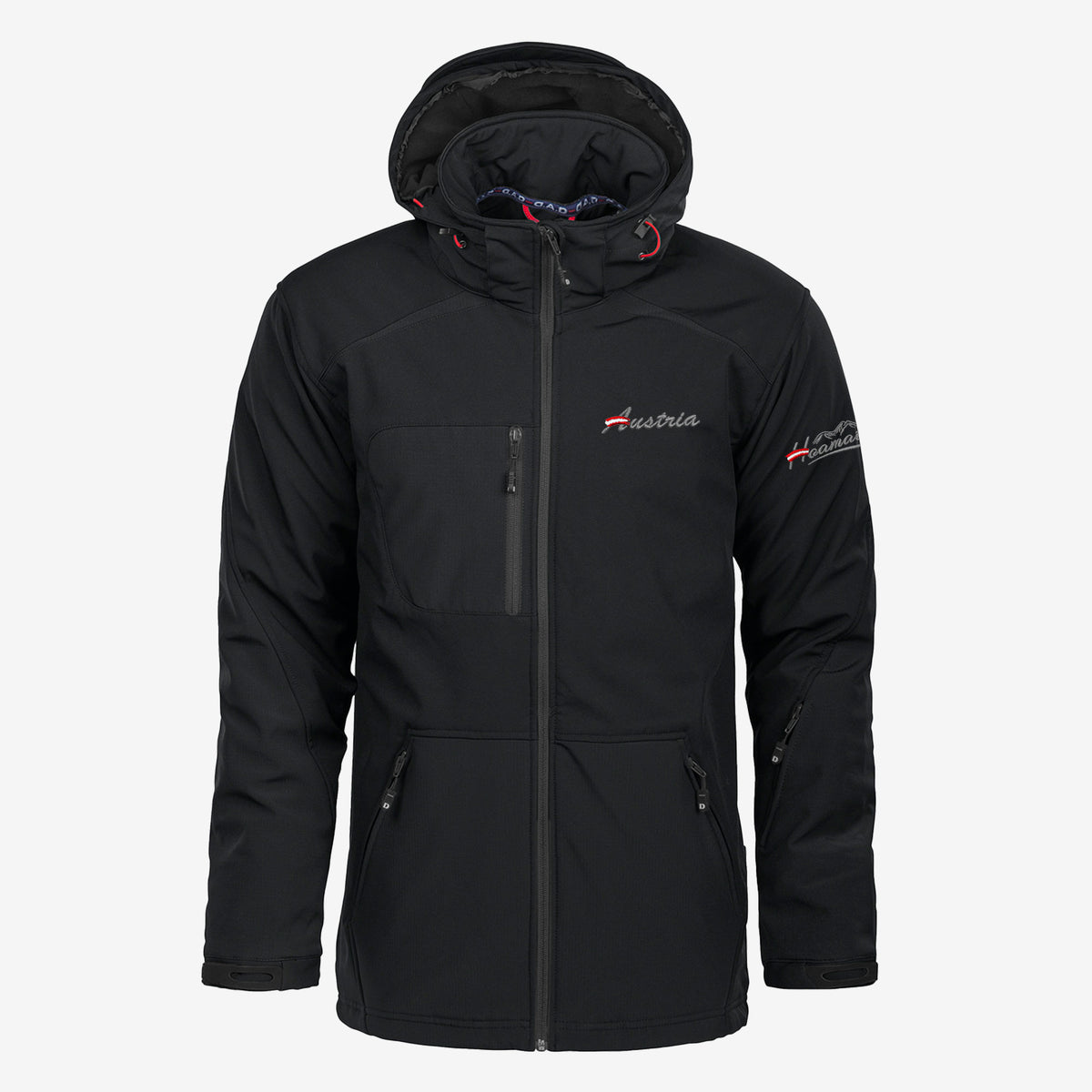 Schwarze Austria Skijacke #Farbe_Schwarz