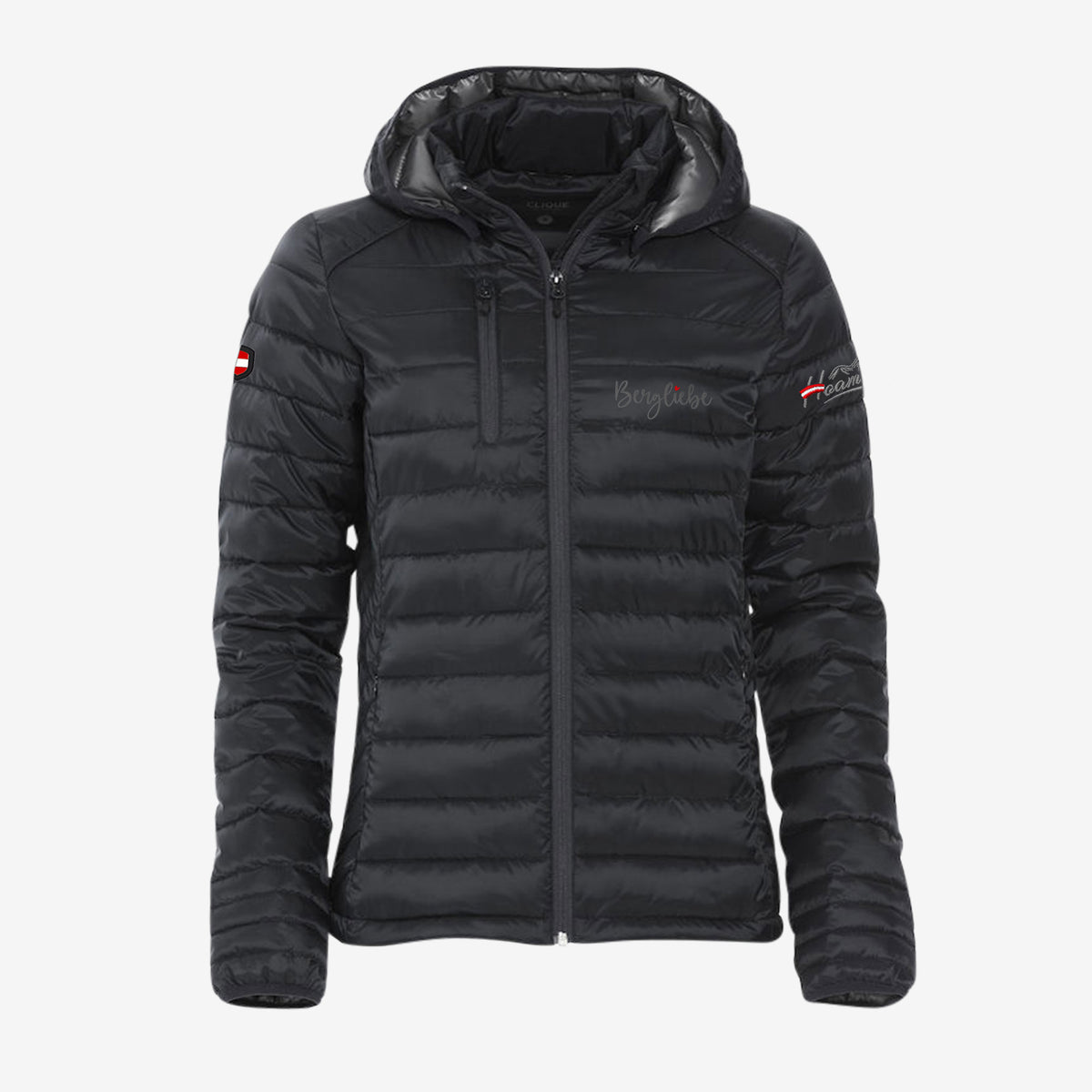 Schwarze Damen Berg Softshelljacke #Farbe_Schwarz