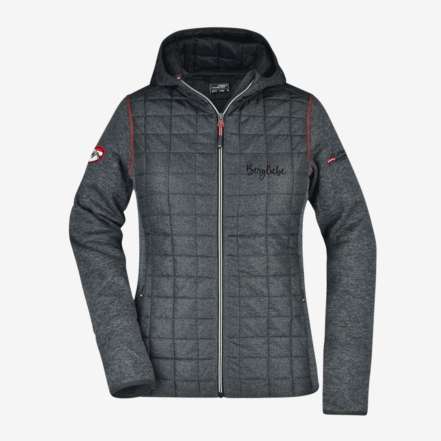 Bergliebe Strick-Steppjacke