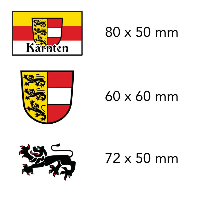 Kärnten Sticker Set - 3 Stück