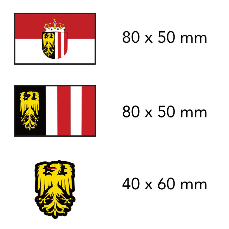 Oberösterreich Sticker Set - 3 Stück