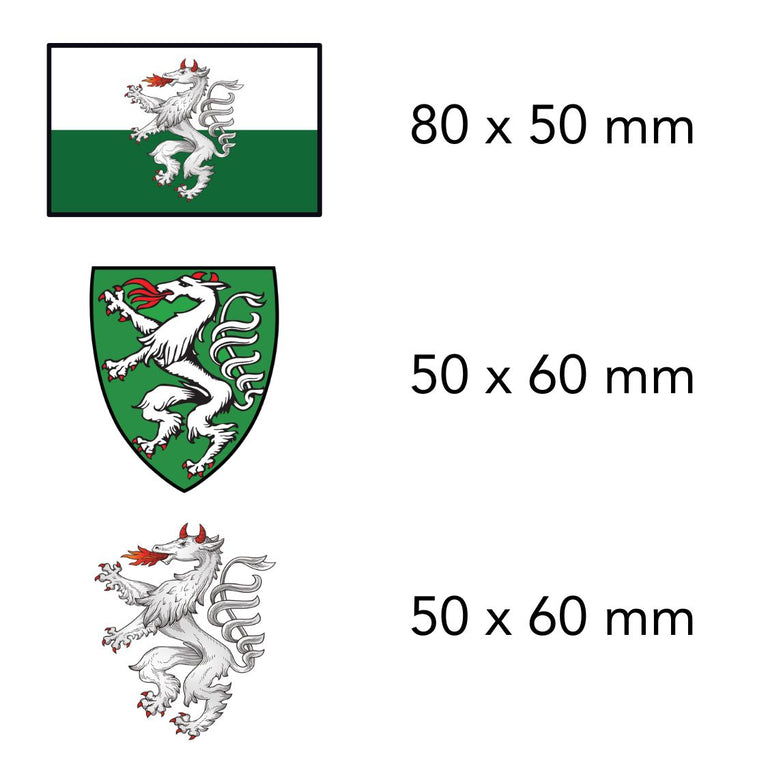 Steiermark Sticker Set - 3 Stück