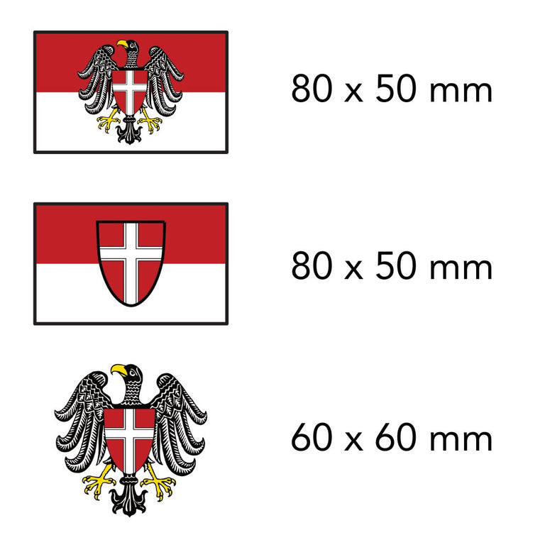 Wien Sticker Set - 3 Stück