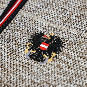 Österreich Kultjacke mit Kapuze - Strickoptik