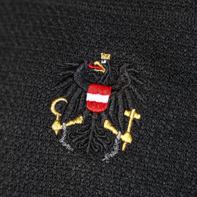 Österreich Kultjacke mit Kapuze - Strickoptik