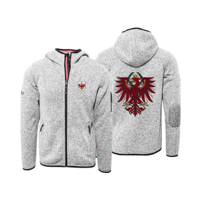 Alpenmode Strickfleece Jacke Herren Tirol Adler