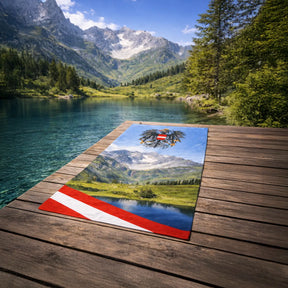Alpensee Badetuch Österreich