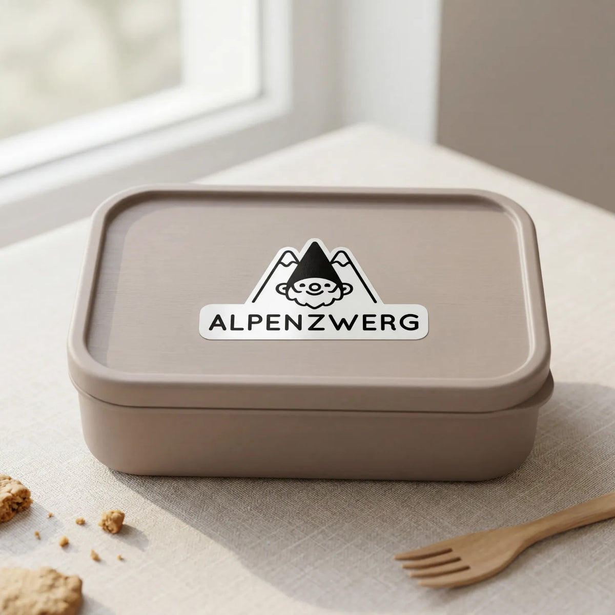 Alpenzwerg Sticker Brotdose