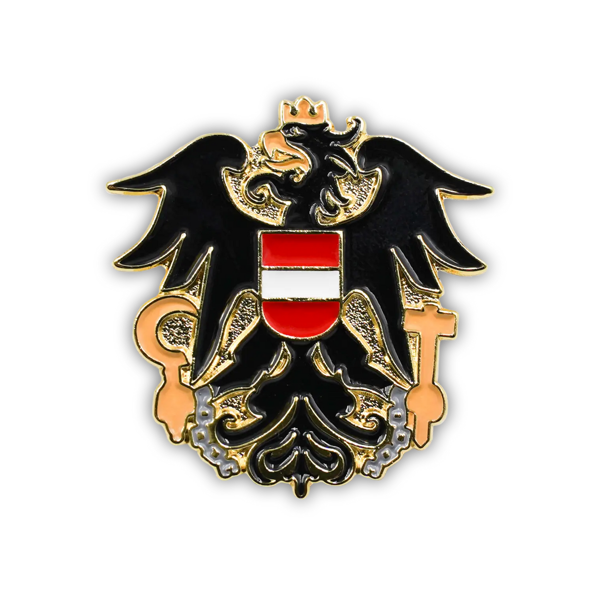 Anstecknadel Österreich Adler gold