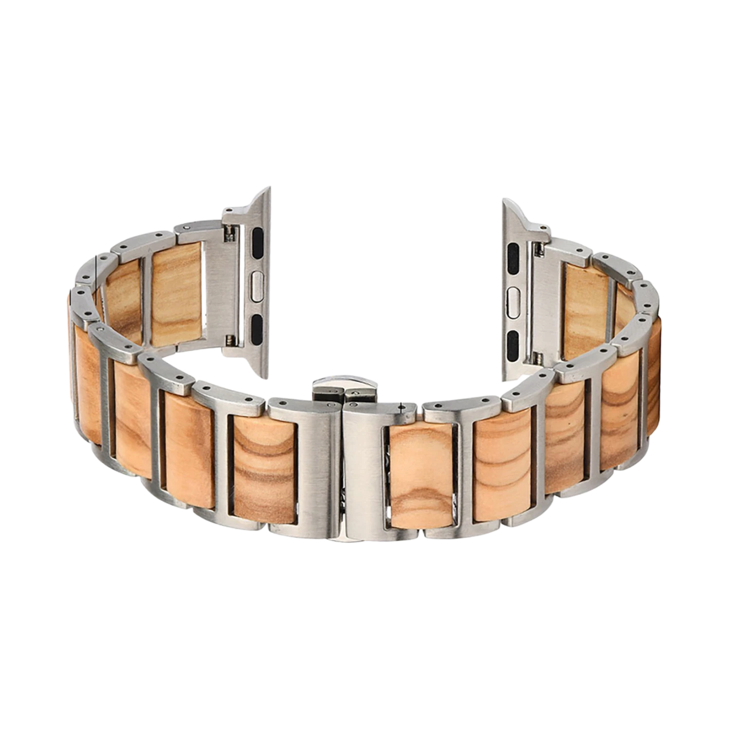 Apple Watch Band Holz Edelstahl