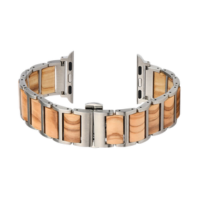 Apple Watch Band Holz Edelstahl