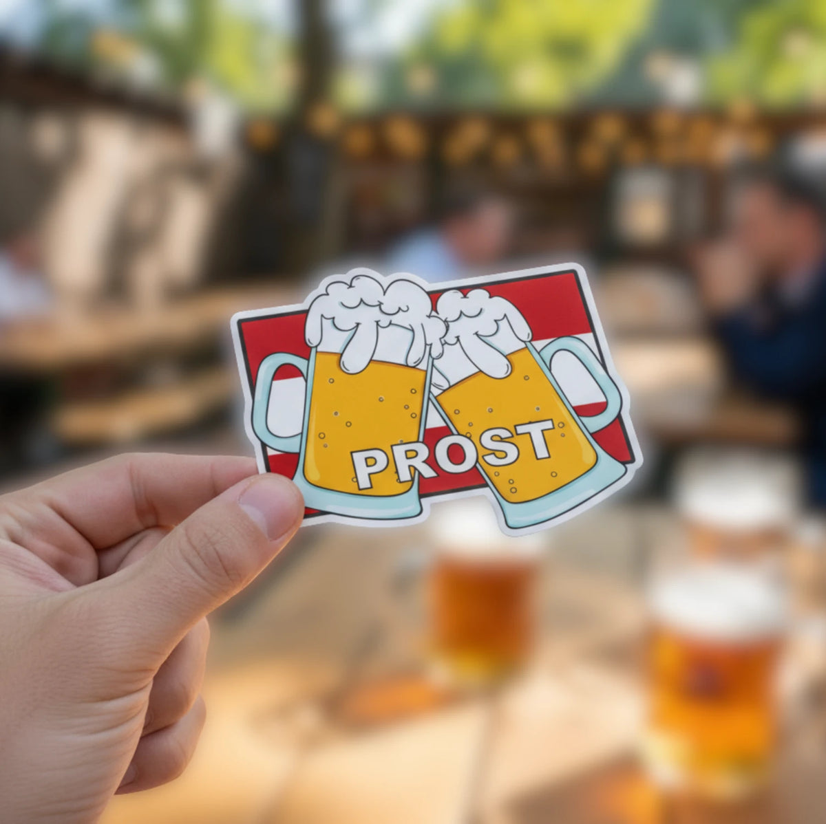 Aufkleber Bier Prost