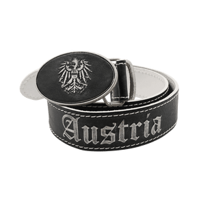 Austria Trachtengürtel schwarz Hoamatkult