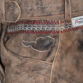 Austria Umriss Hoamatkult Lederhose