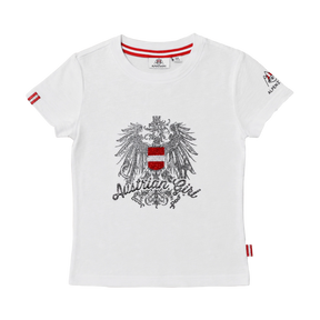 Austrian Girl Kinder T-Shirt - Weiss
