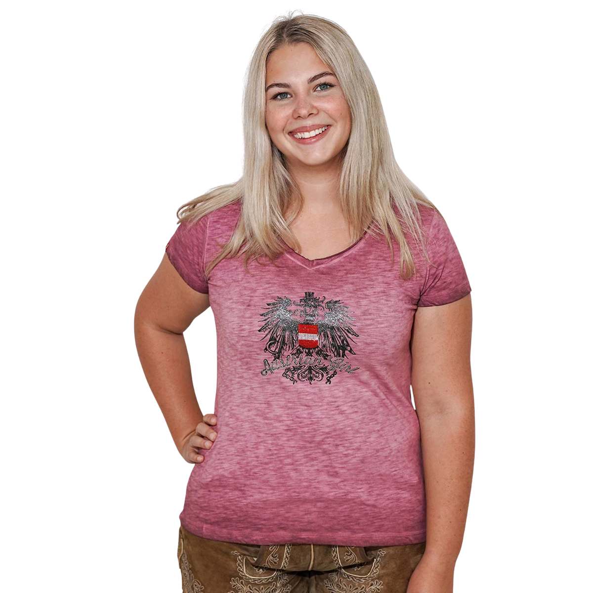 Austrian Girl Shirt rosa Damen #Farbe_Rosa