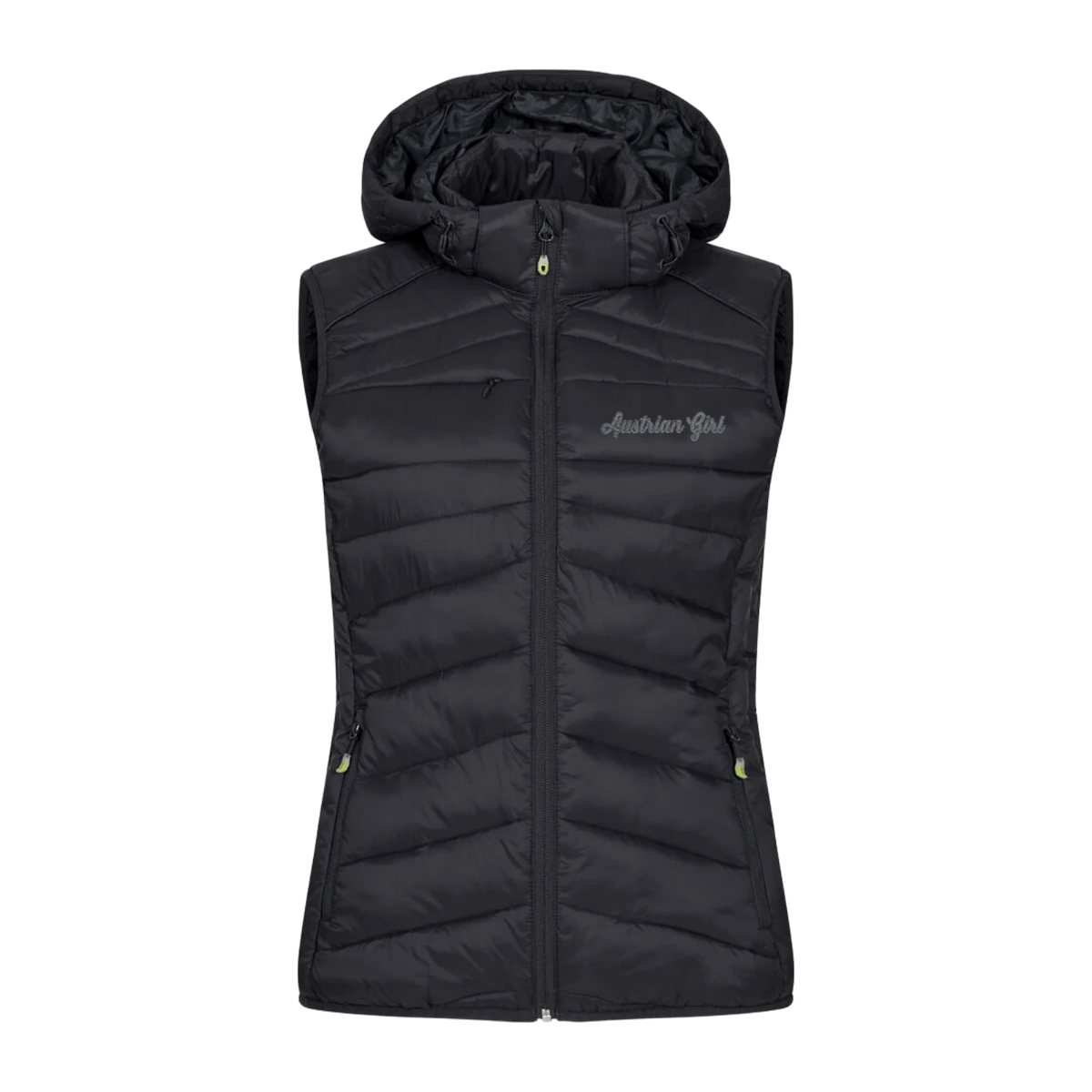 Austrian Girl Steppweste Damen schwarz #Farbe_Schwarz