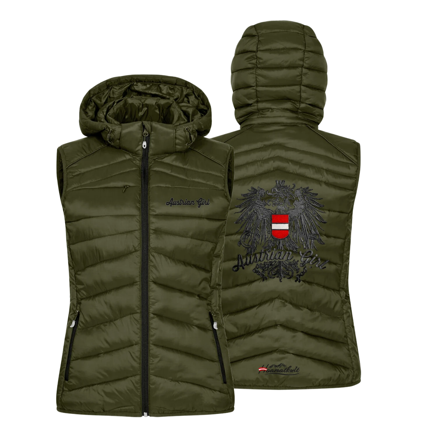 Austrian Girl Gilet - Wattiert