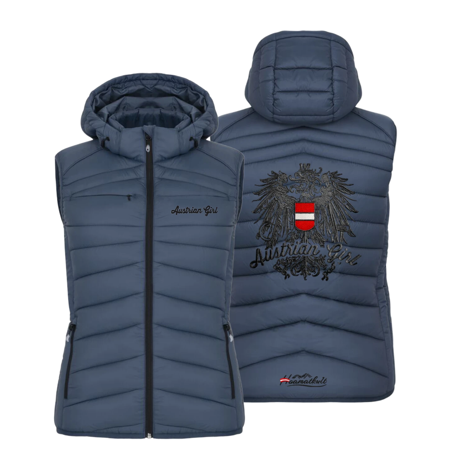 Austrian Girl Gilet - Wattiert