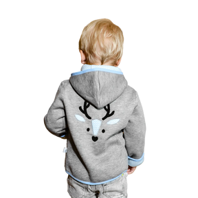 Baby Trachten Jacke blau Hirsch Alpenzwerg