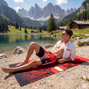 Frottee-Badetuch Österreich Adler - WM-Kollektion (vorbestellen)