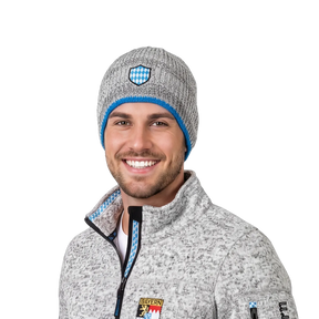 Bayern Beanie hellgrau