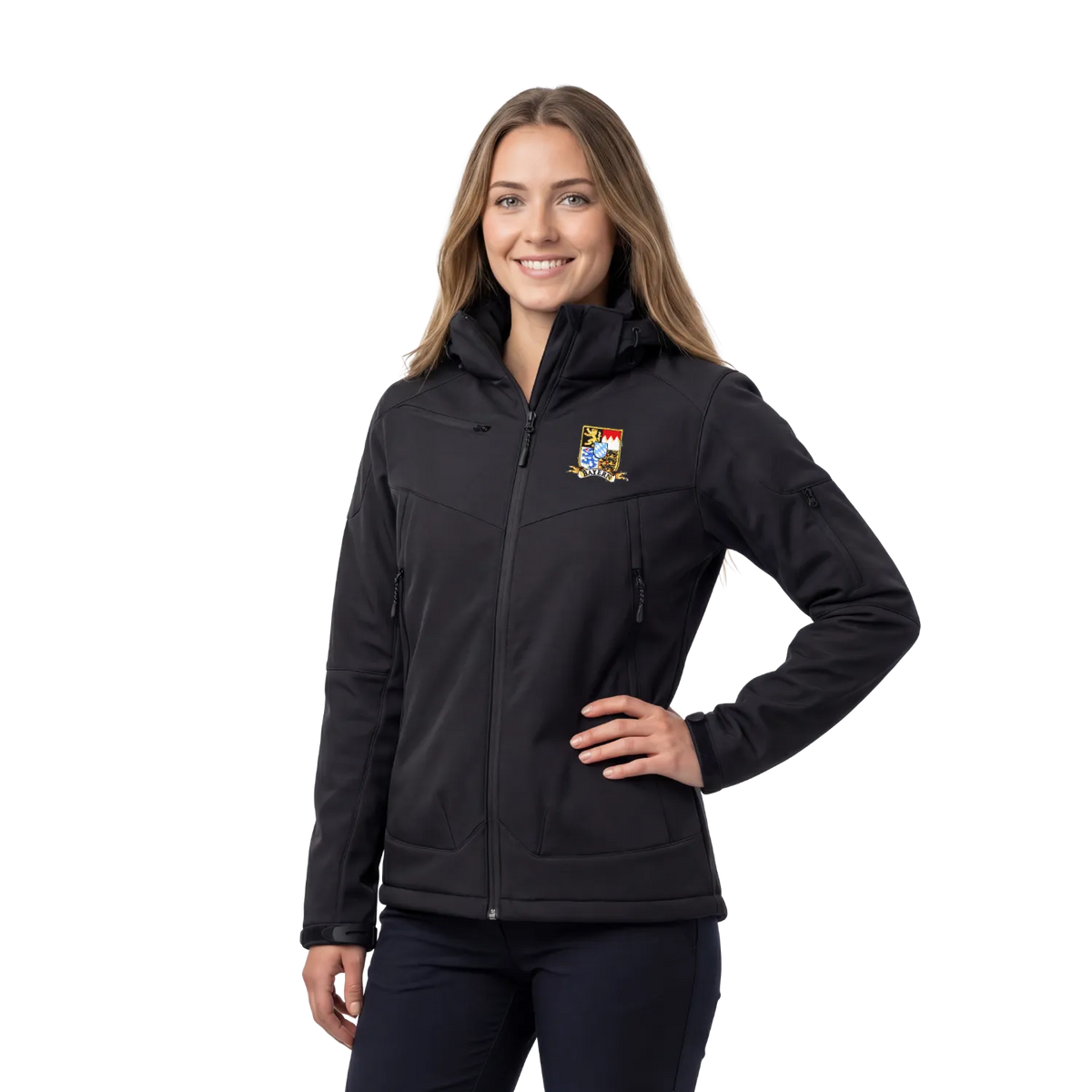 Bayern Skijacke Damen schwarz