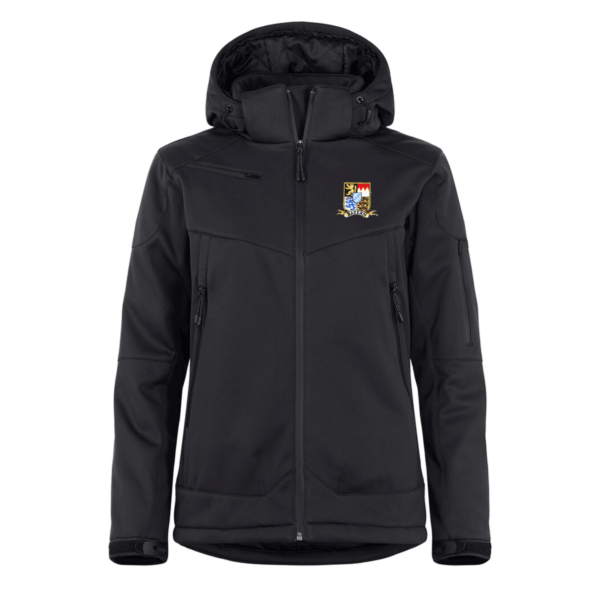 Bayern Winterjacke Damen schwarz