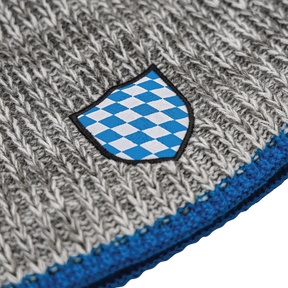 Bayern Wintermütze Grau Blau
