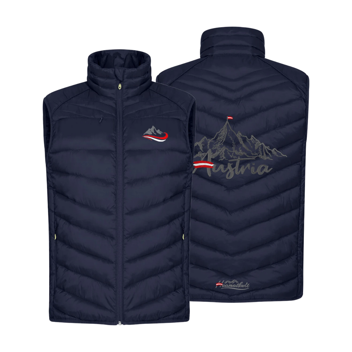 Berg Austria Übergangsweste ärmellos Herren #Farbe_Dunkelblau