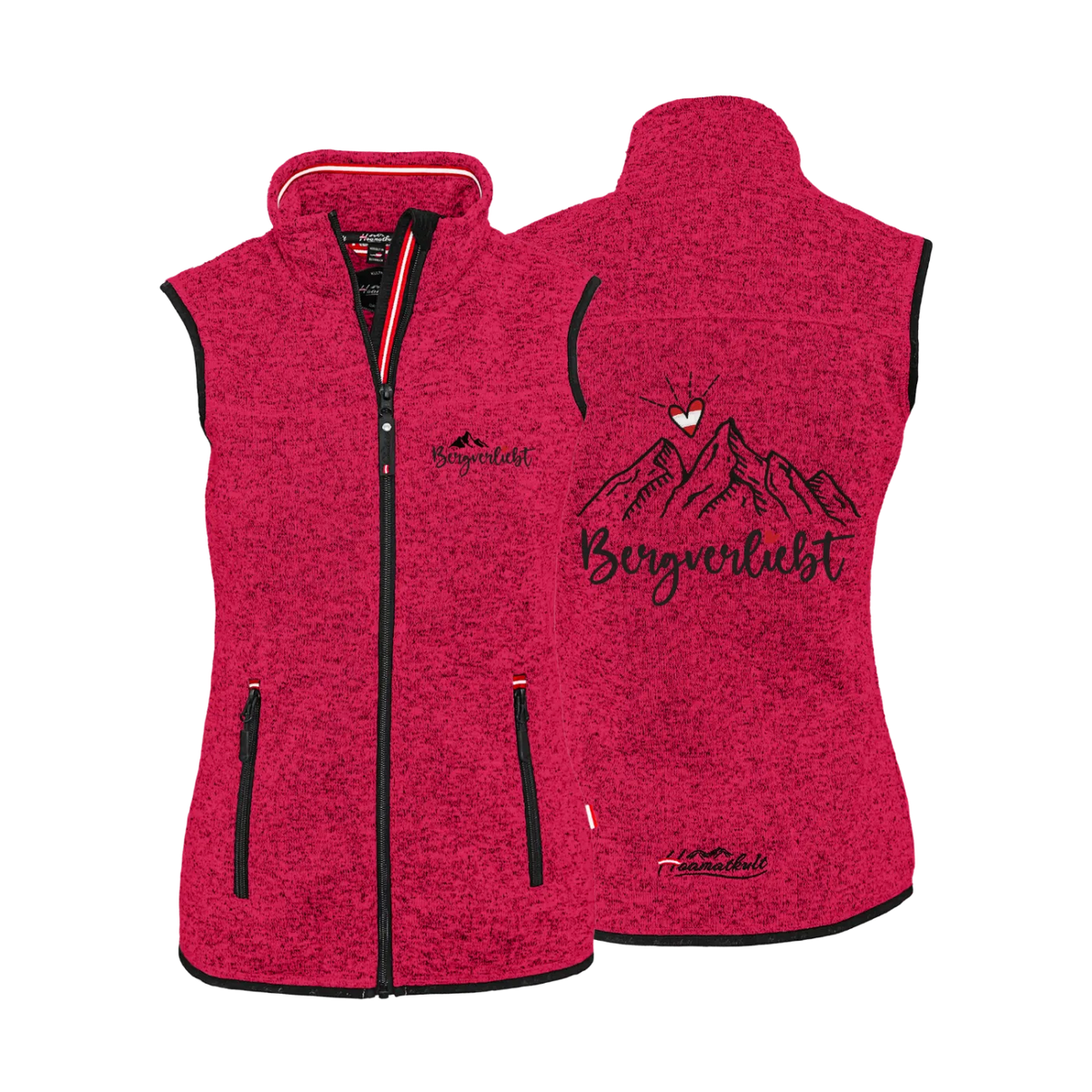 Bergliebe Gilet zum Wandern rot Damen #Farbe_Magenta