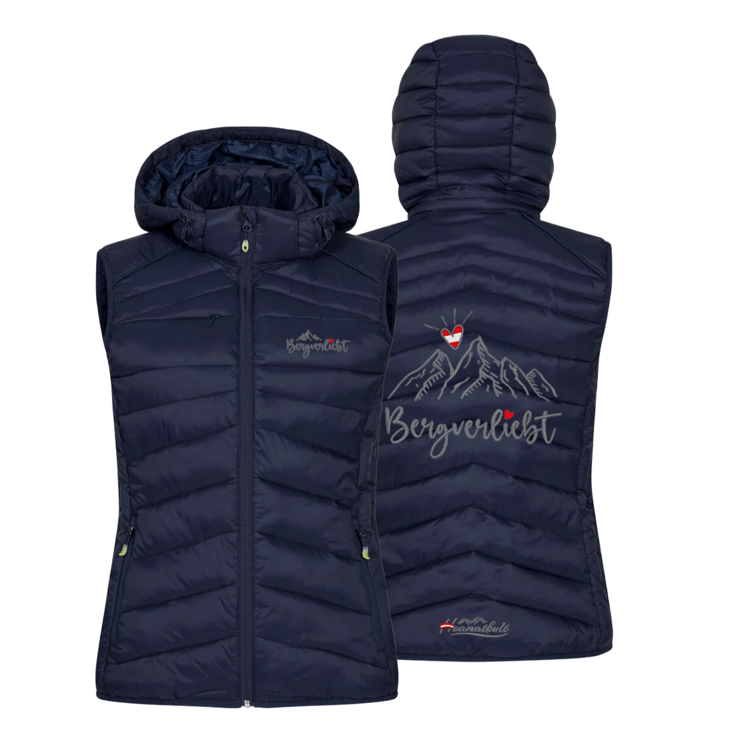 Bergverliebt Gilet - Wattiert