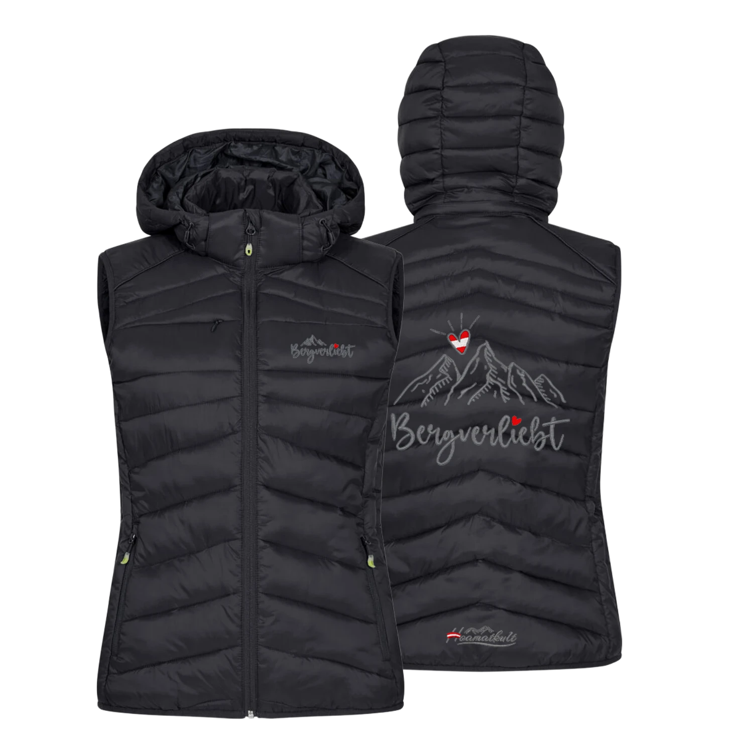 Bergverliebt Gilet - Wattiert