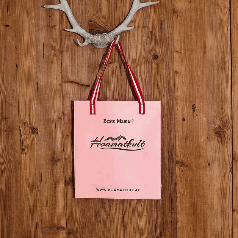 Beste Mama Einkaufstasche rosa