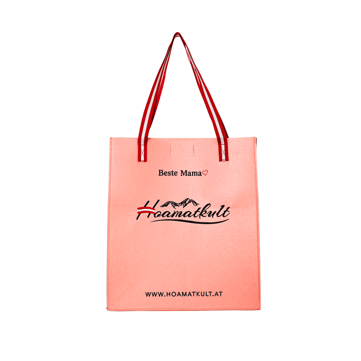 Beste Mama Filztasche rosa