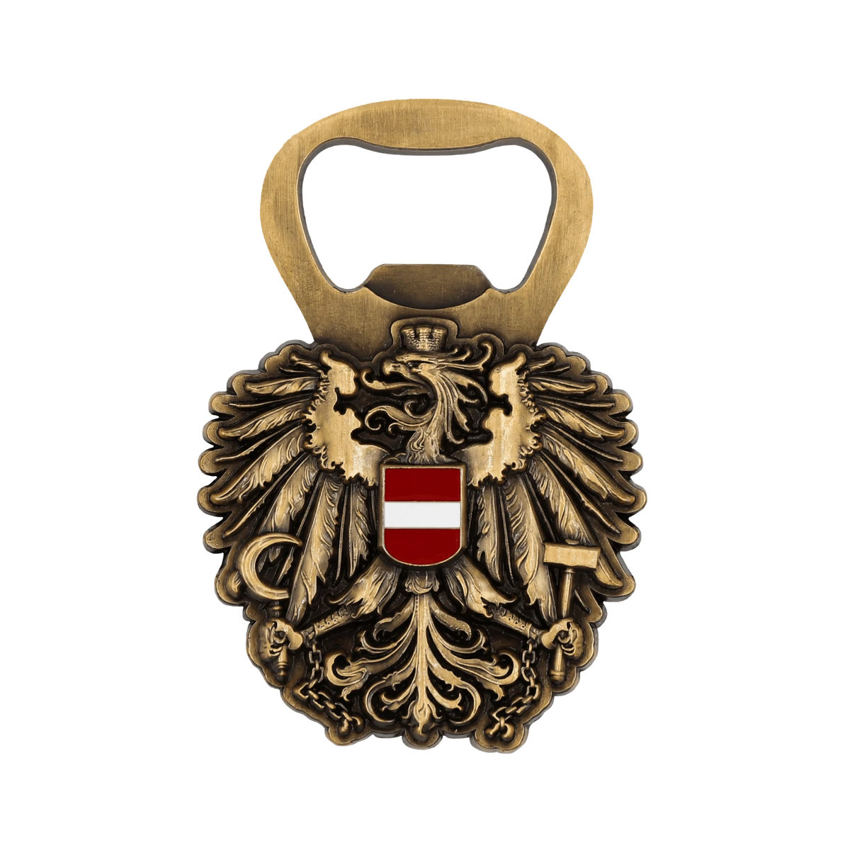 Bieröffner Österreich Adler gold