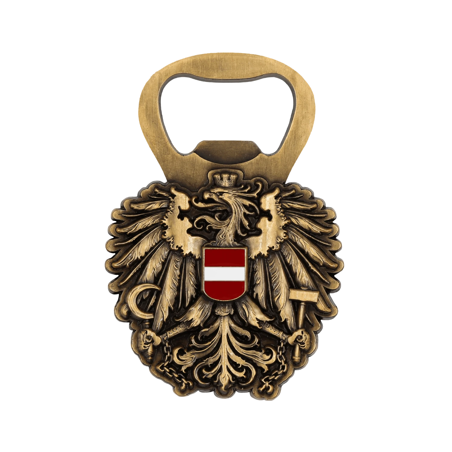 Bieröffner Österreich Adler gold
