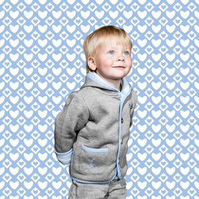 Blaue Baby Trachten Weste Hirsch Alpenzwerg