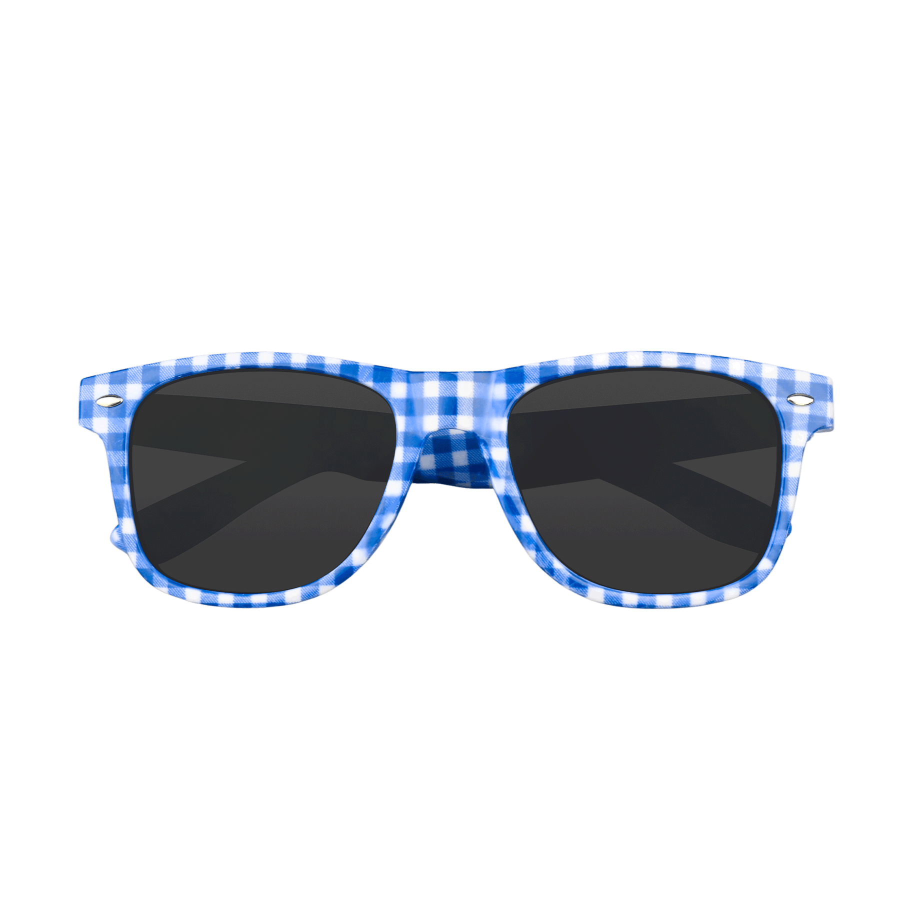 Blaue Karo Sonnenbrille Hoamatkult