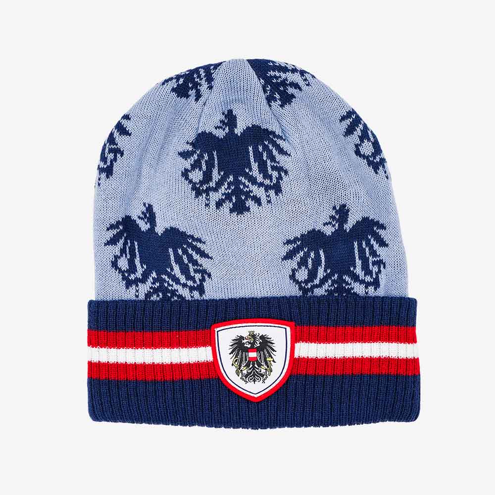 Blaue Mütze mit Österreich Wappen #Farbe_Dunkelblau