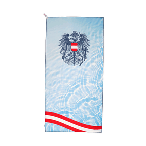 Blaues Österreich Adler Handtuch Pool 