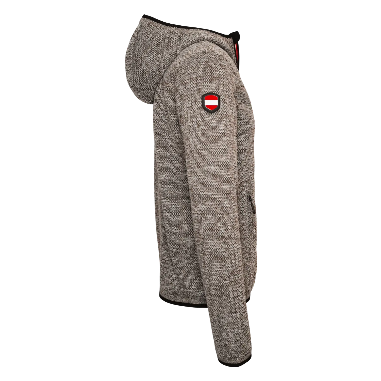 Österreich Kultjacke mit Kapuze - Strickoptik
