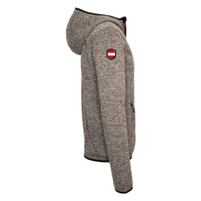 Österreich Kultjacke mit Kapuze - Strickoptik
