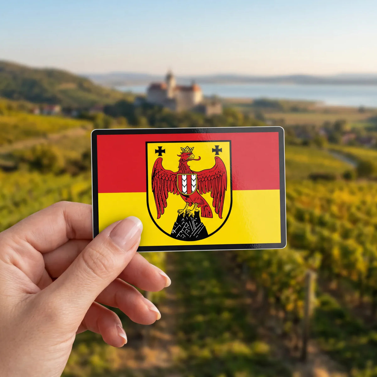 Burgenland Flaggen Sticker