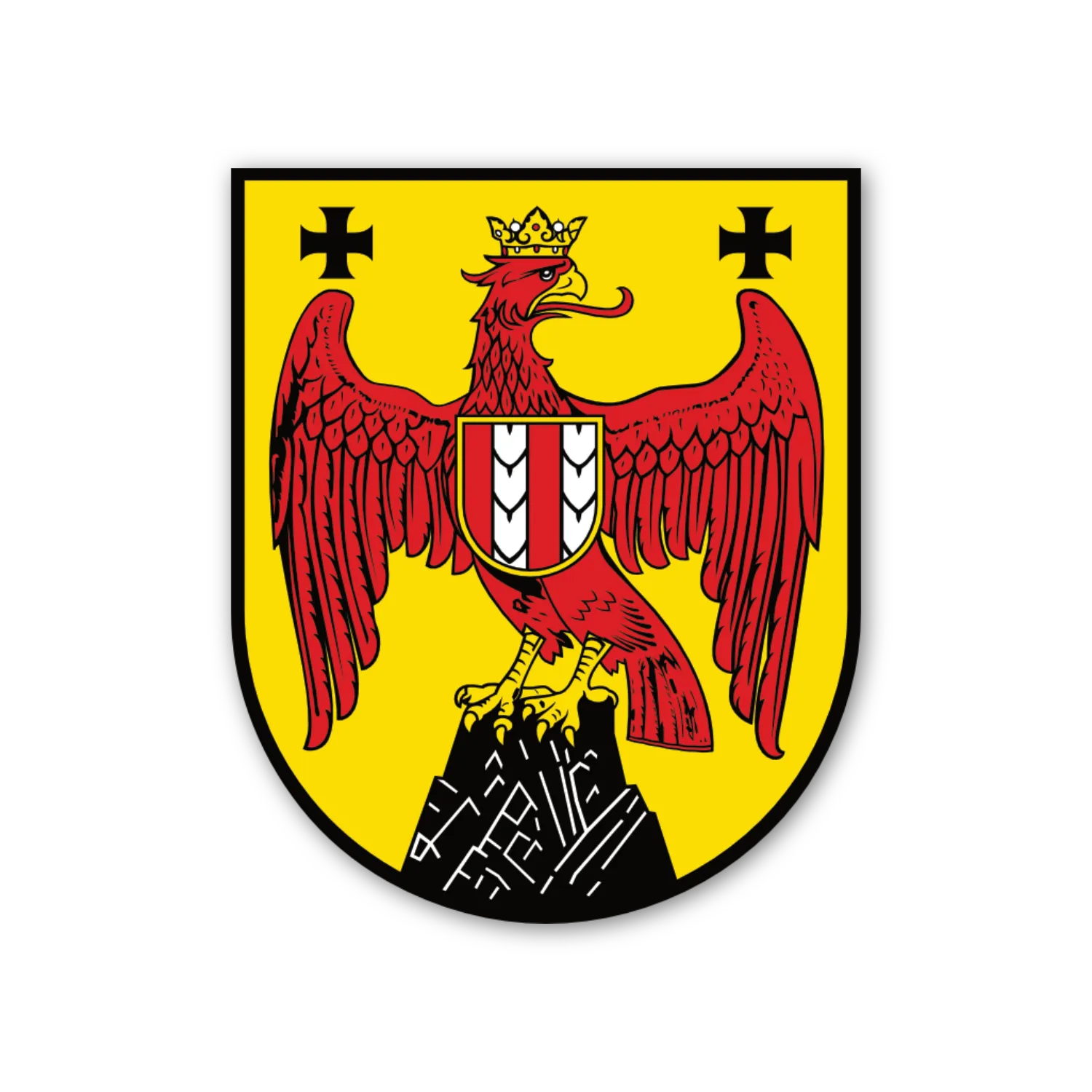 Burgenland Wappen Sticker
