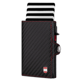 Carbon Smart Wallet Österreich Wappen #Farbe_Carbon