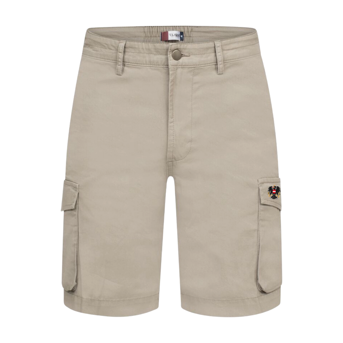 Cargo Shorts Beige Österreich Adler #Farbe_Beige